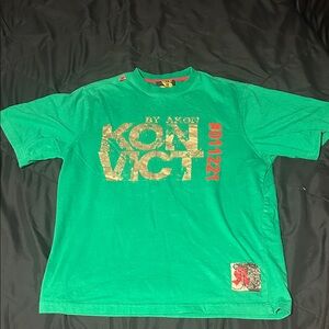 Akon Green Graphic Tee